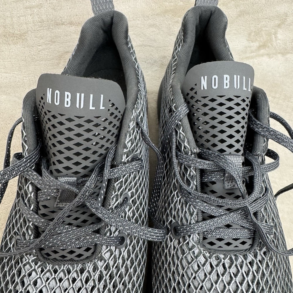 NOBULL Mesh Runner Shoes Mens US 12 Dark Gray Charcoal Running Sneakers EU 46 - Picture 6 of 10